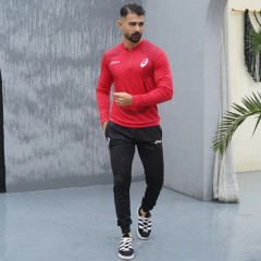 ست تیشرت آستین بلندشلوار مردانه مدل ASICS