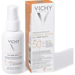 ضد آفتاب SPF50 ویشی Vichy مدل capital soleil UV-AGE DAILY حجم 40 میلی لیتر