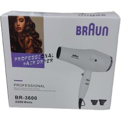 سشوار سالنی حرفه ای براون مدل BRAUN BR-3600