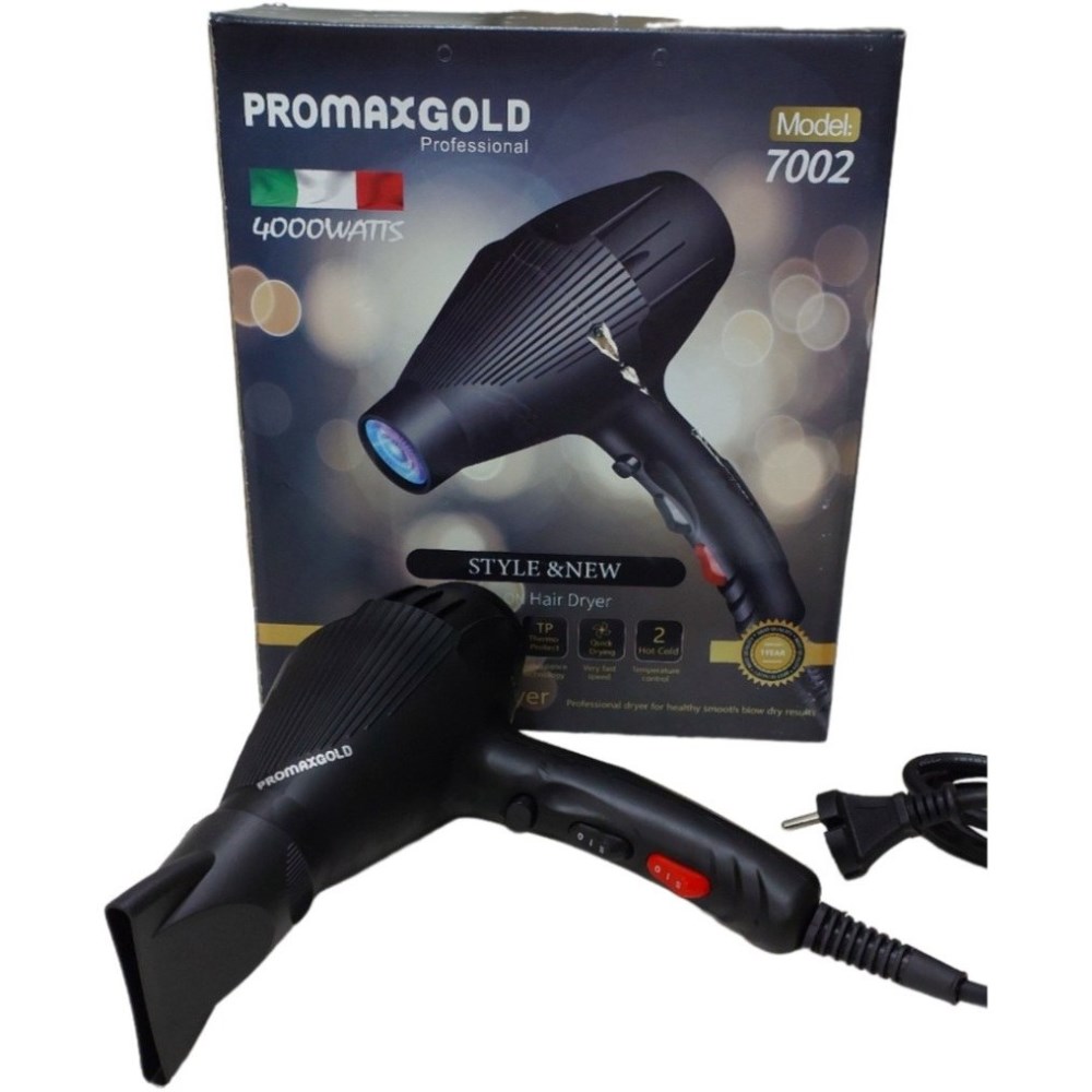 سشوار پرومکس گلد حرفه ای مدل Hair Dryer Promax Gold 7002