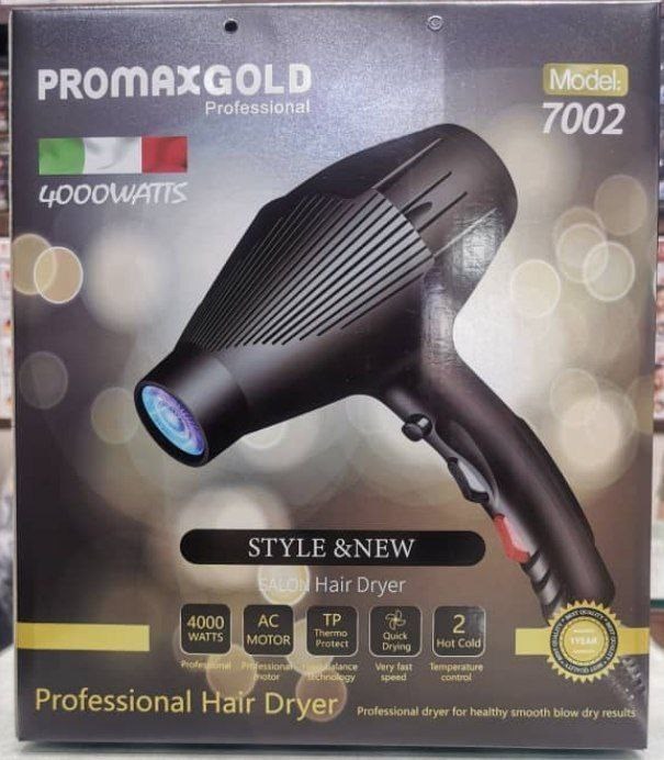 سشوار پرومکس گلد حرفه ای مدل Hair Dryer Promax Gold 7002