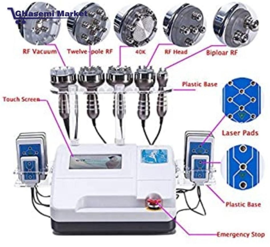 دستگاه لاغری کاهش وزن بدن و لیفت پوست صورت 6 کاره