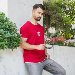 تیشرت یقه گرد مردانه طرح Adidas مدل T60 ( در 6 رنگ بندی )