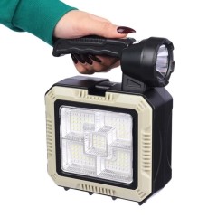 چراغ قوه شارژی حرفه ای همراه با جعبه ابزار مدل 7739-L