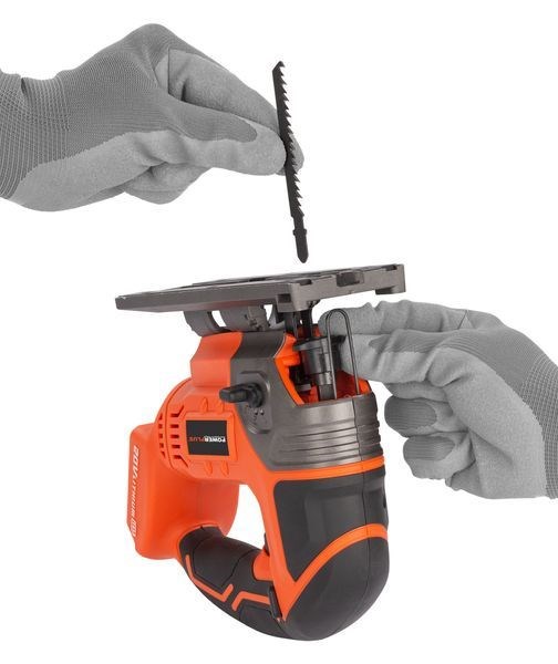 اره عمود بر شارژی پاور پلاس powdp25300 بلژیک