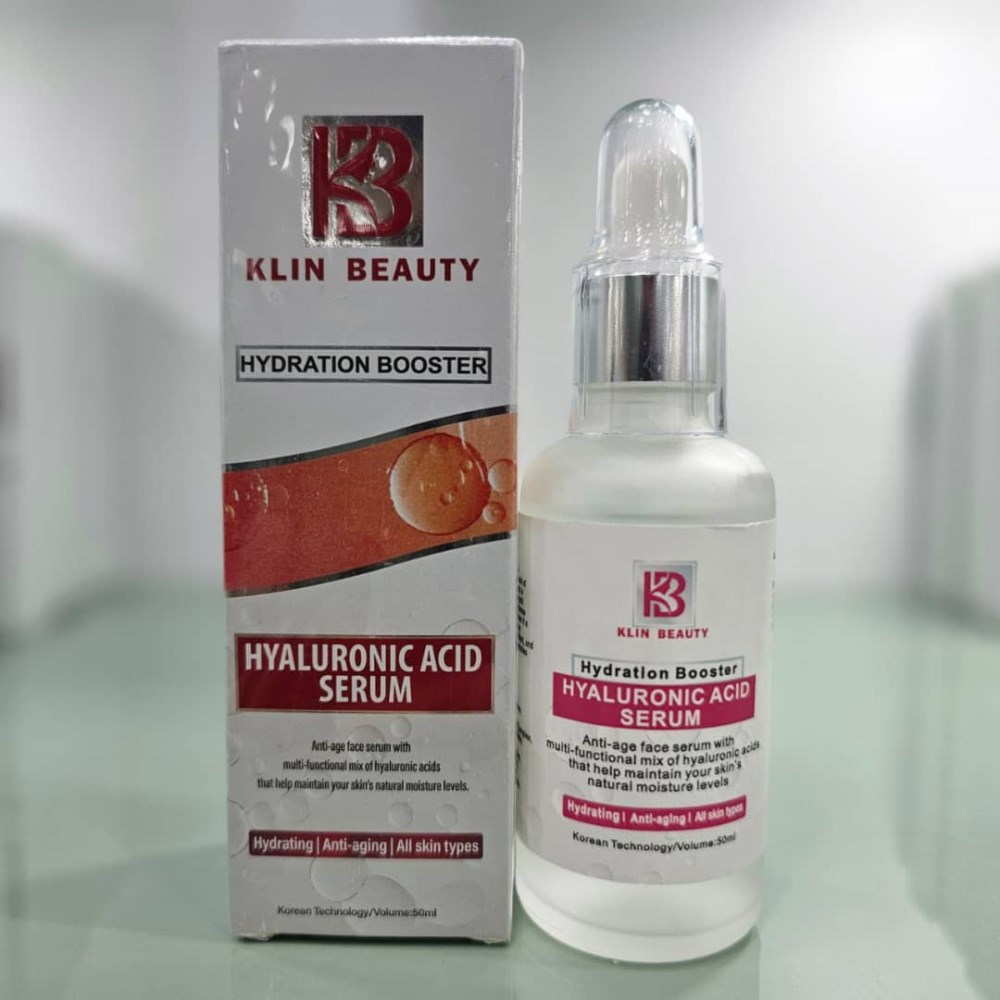 سرم هیالورونیک اسید کلین بیوتی مدل HYALURONIC ACID SERUM Klin beauty حجم 50 میلی لیتر