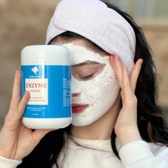 پیلینگ آنزیمی درم اسکین حجم 400 گرم Derm Skin Special Enzyme Peeling Mask