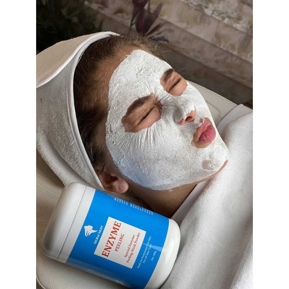 پیلینگ آنزیمی درم اسکین حجم 400 گرم Derm Skin Special Enzyme Peeling Mask