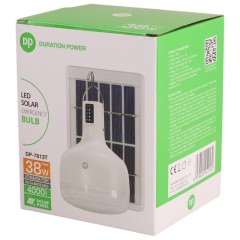 لامپ آویزدار شارژی DP-7813T همراه با پنل خورشیدی