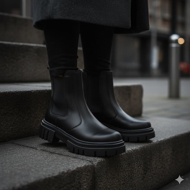 نیم بوت زنانه چلسی دوطرف کش