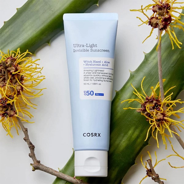 ضد آفتاب بدون رنگ فوق سبک کوزارکس COSRX حجم 50 میلی لیتر