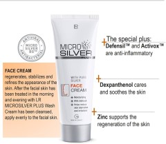 کرم صورت میکروسیلور پلاس برند LR