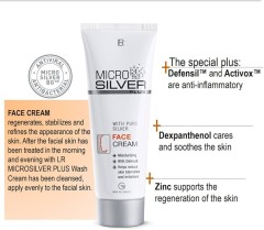 کرم صورت میکروسیلور پلاس برند LR