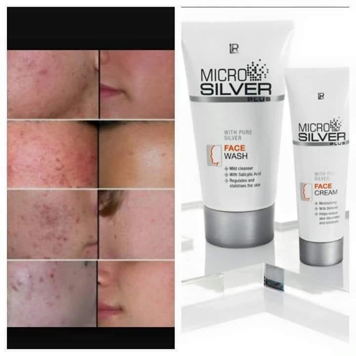 کرم صورت میکروسیلور پلاس برند LR