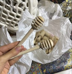 قاشق عسل خوری چوبی عمده 500عددی 13c