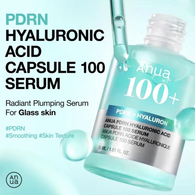 سرم آبرسان هیالورونیک اسید آنوا PDRN Hyaluronic Acid Capsule 100 Anua