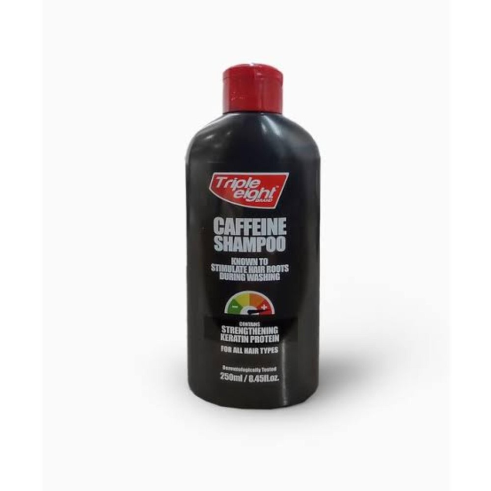 شامپو کافئین ضدریزش تریپل ایت کراتین و پروتئین تقویت کننده مو اصل