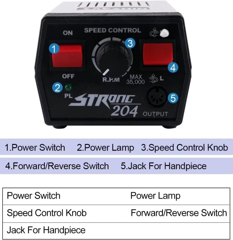سوهان برقی استرانگ اورجینال مدل 204