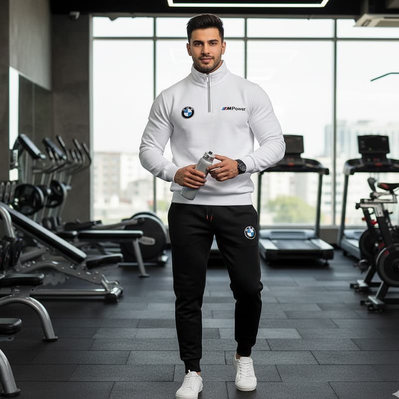 ست دورس و شلوار BMW مردانه طرح MPower