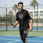 ست تیشرت و شلوار مردانه مدل Tennis Club-مشکی