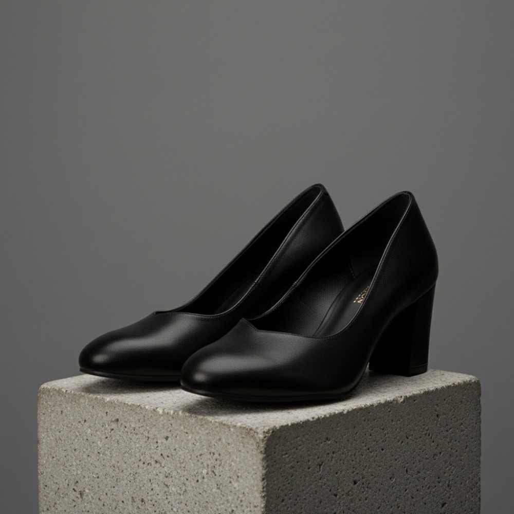 کفش مجلسی زنانه پاشنه 7 سانتی مدل روژان (2 رنگبندی)